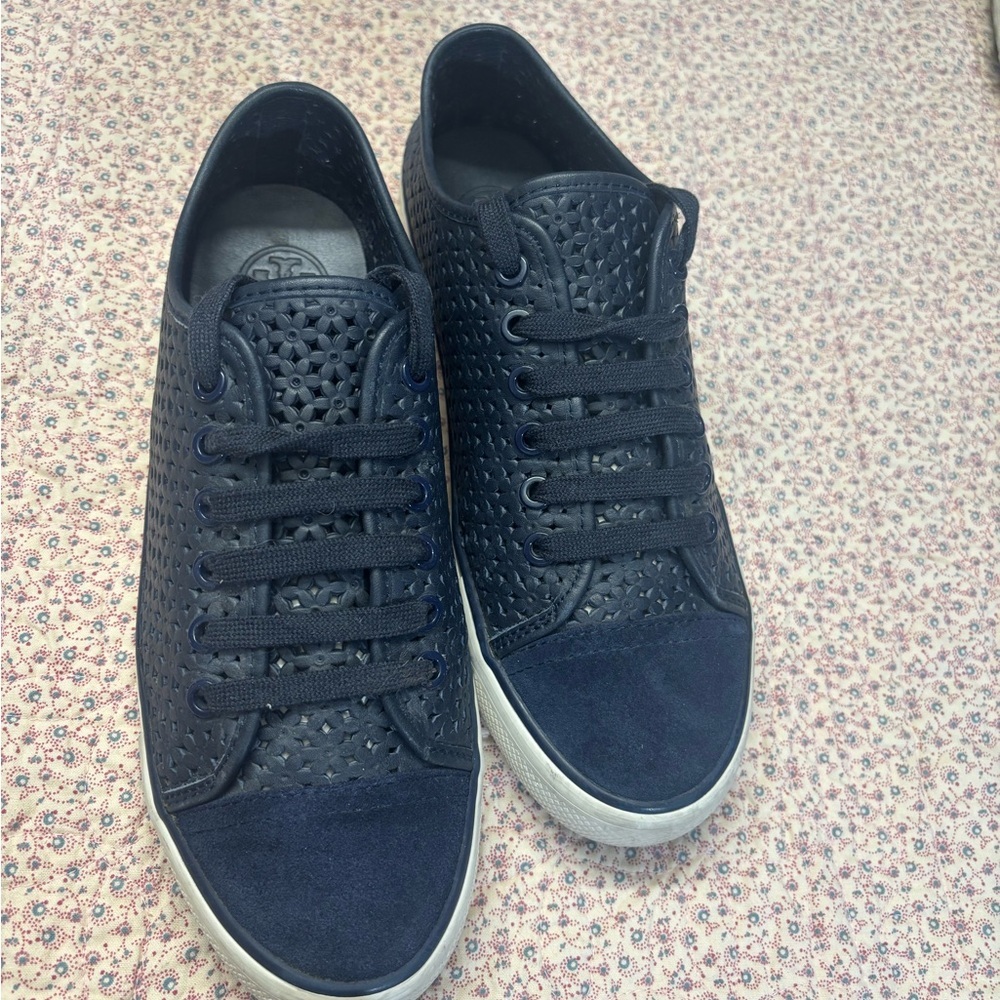 Tory Burch Navy Sneakers
